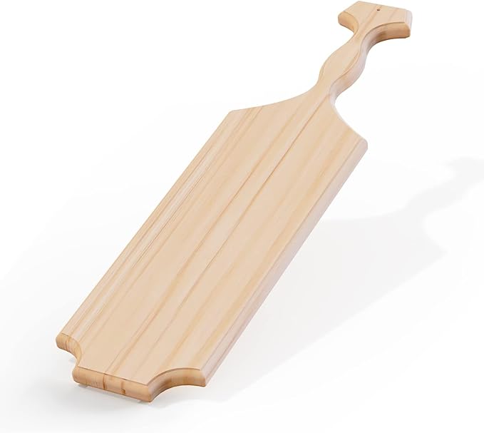 BATTIFE Sorority Paddle - 15 Inch Unfinished Wooden Paddle, Greek Fraternity Paddles, Solid Pine Wood Paddles for Arts Crafts