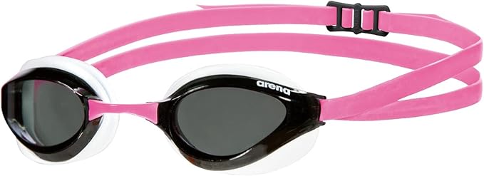 ARENA Unisex Python Racing Swim Goggles for Men and Women Anti-Fog No Leak Max Comfort Dual Strap, Mirror/Non-Mirror Lens