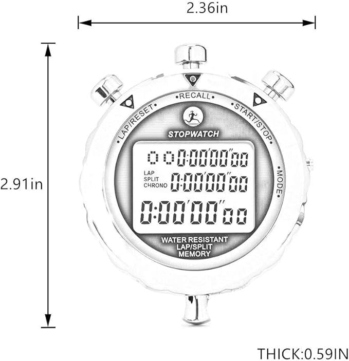 Digital Stopwatch Timer Stop Watch Stopwatch for Sports Competition