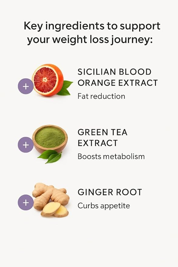 Doctor Recommended Healthy Weight Loss Supplement | Appetite Suppressant for Weight Loss | Fat Burner for Women and Men | Vegan, Non-GMO, Gluten Free | Metabolism Booster | 60 Count (30-Day Supply)