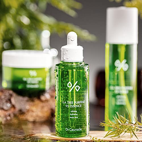 Dr.Ceuracle Tea Tree Purifine Essence - Mild Facial Serum for Sensitive Skin, Redness and Sebum Reducing Korean Skin Care (50ml / 1.69 fl. oz.)