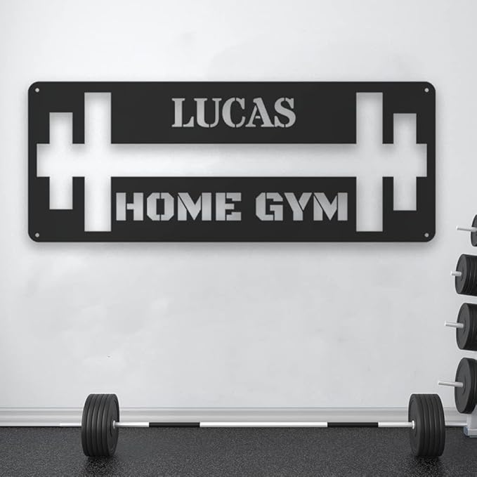 Custom Gym Sign, Sport Metal Wall Art,Personalized Fitness Room Sign, Home Decor,Gym Metal Wall Decor