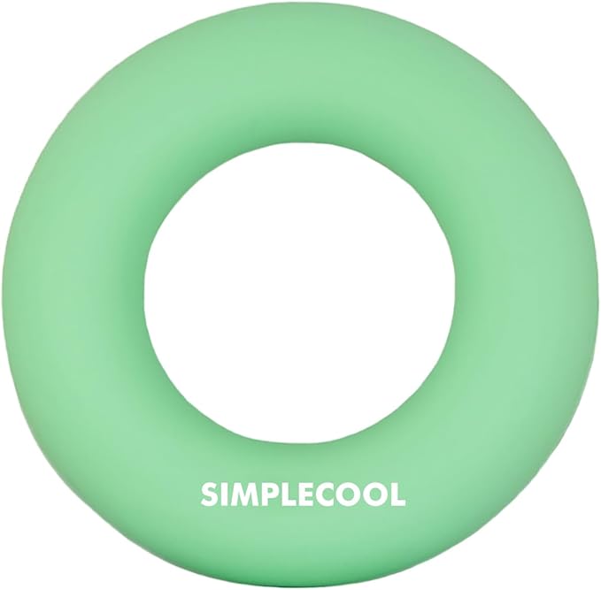 Grip Strength Trainer Hand Gripper Strengthener. Hand Finger Wrist Forearm Workout Exerciser for Strength Training Rock Climbing Athletes Rehabilitation Stress Relief. Silicone Rings 3.5 Inch.