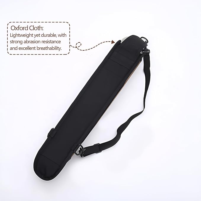 DAPace Leather Arrow Quiver for Recurve Bow/Compound Bow, 20 Inch Back Archery Quiver, Quiver Arrow Holder Holds Up to 36 Arrows, Brown