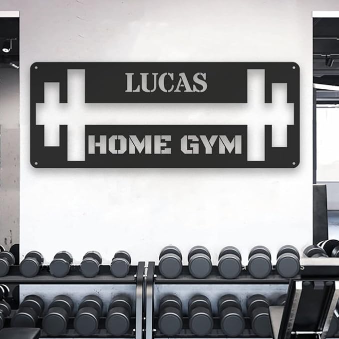 Custom Gym Sign, Sport Metal Wall Art,Personalized Fitness Room Sign, Home Decor,Gym Metal Wall Decor