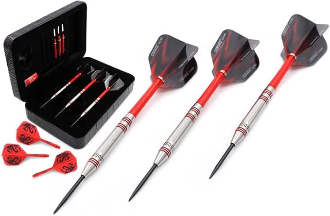 CUESOUL Professional Tungsten Steel Tip Dart Set 85% Tungsten 22g/24g/26g-Glory Series