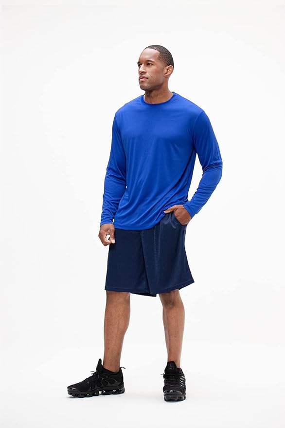 DEVOPS Men's 2-Pack Loose-Fit 10" Workout Gym Shorts with Pockets