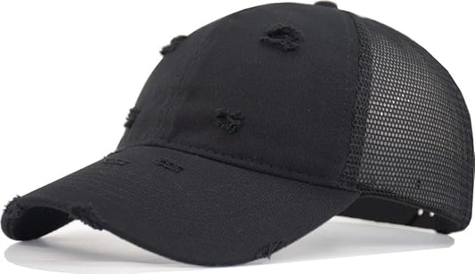 Comfy Vintage Trucker Baseball Hat- M/L/XL/XXL Women Men Unstructured Washed Dad Cap | Snapback | Soft Crown | Soft Mesh