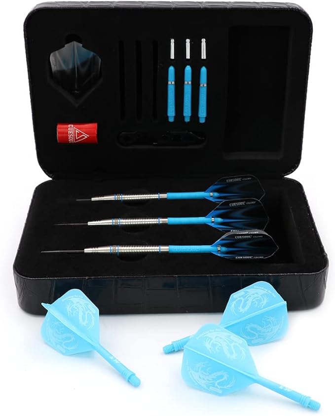 CUESOUL Professional Tungsten Steel Tip Dart Set 85% Tungsten 22g/24g/26g-Glory Series