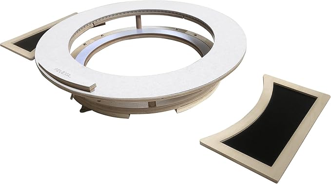 Dart Board Cabinet Set with LED Light; Bristle Dartboard, Built in LED Light, Darts and Chalkboards