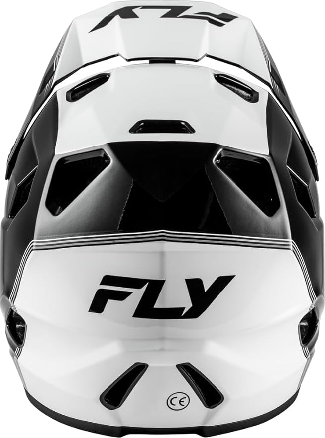 Fly Racing Rayce Full-Face Mountain Bike/BMX Helmet – ASTM F1952 DH Certified, CPSC 1203, CE EN1078, Poly-Alloy Shell, TFV Ventilation, Removable Liner