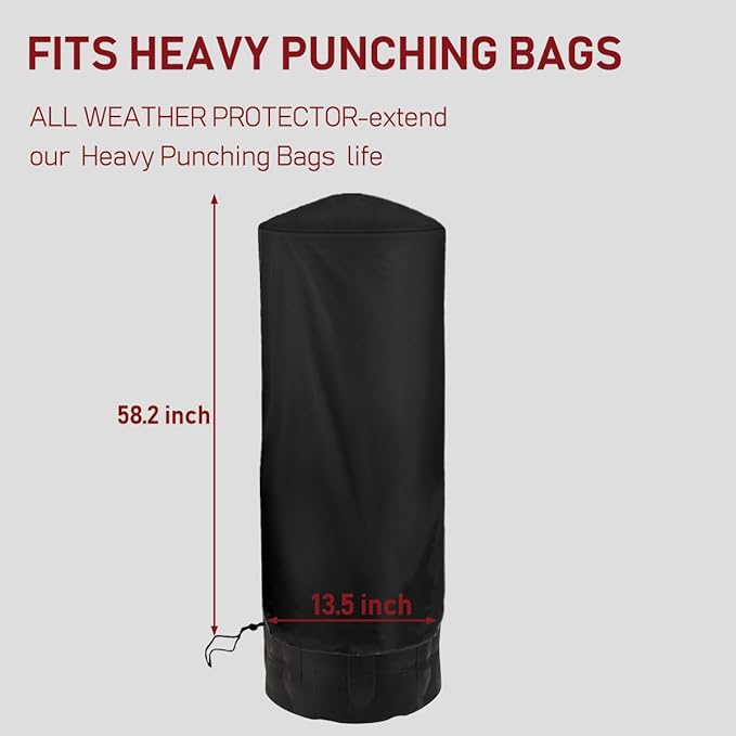 Freestanding Punching Bag Cover Outdoor Waterproof Protective Cover for Boxing Bag