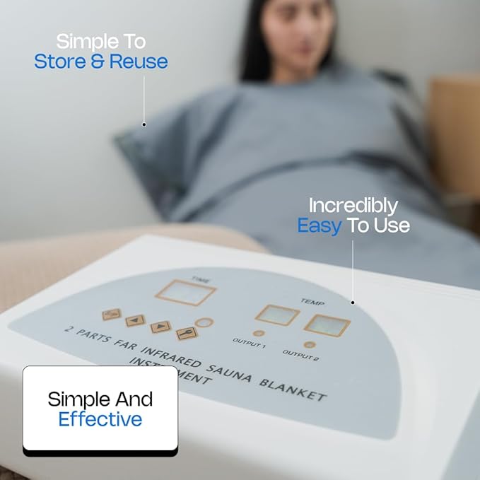 Angora Brands Sauna Blankets for Home Use - Sauna Wrap Full Body - Personal Sauna - Versatile Sauna Wrap- Portable Sauna for Home Relaxation- Sauna Blanket by Kryn