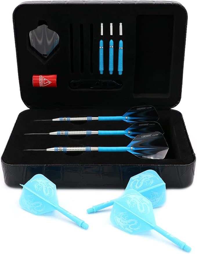CUESOUL Professional Tungsten Steel Tip Dart Set 85% Tungsten 22g/24g/26g-Glory Series