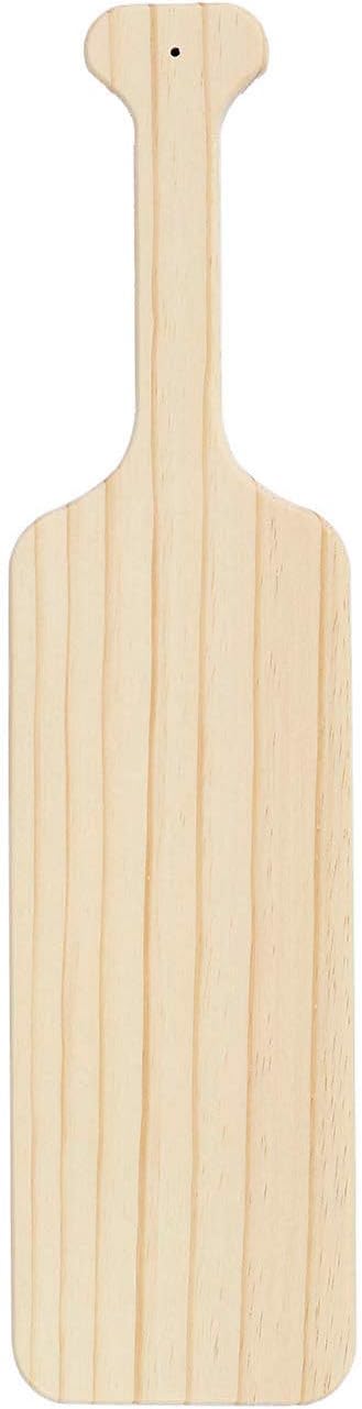 BATTIFE 15 Inch Greek Fraternity Paddle, Unfinished Solid Pine Wood Paddles, Wooden Sorority Frat Paddle for Arts Crafts