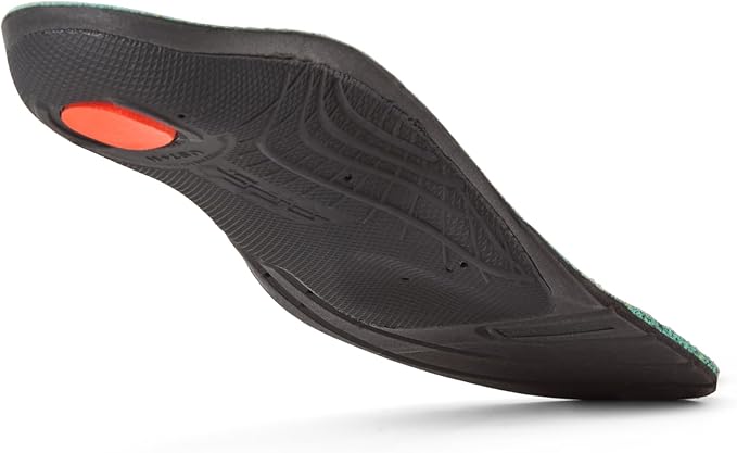 Icebug Comfort Insoles with Dynamic Arch Support, Charcoal Medium Arch, M 6/W 7.5-8