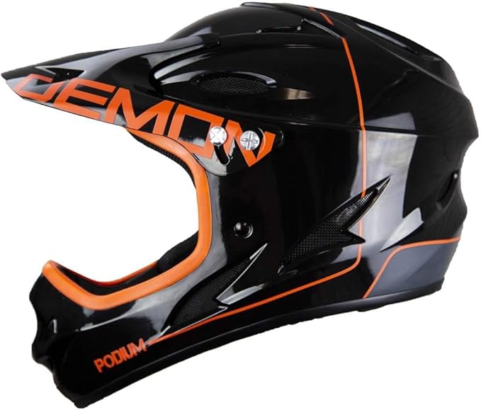 Demon United Podium Fullface Bike Helmet- 13 Vents- Lightweight- Breathable