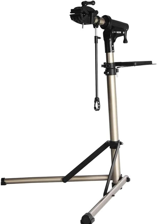CXWXC Bike Workstand with Adjustable, Bicycle Repair Stand for Maintenance Folding and Lightweight (Champagne-3)