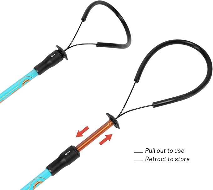 G2 GO2GEHTER 7075 Aluminum Alloy 270cm Backcountry Avalanche Rescue Probe with Storage Bag, Folding Design, Easy to Storage and Carry (3 Color Available)