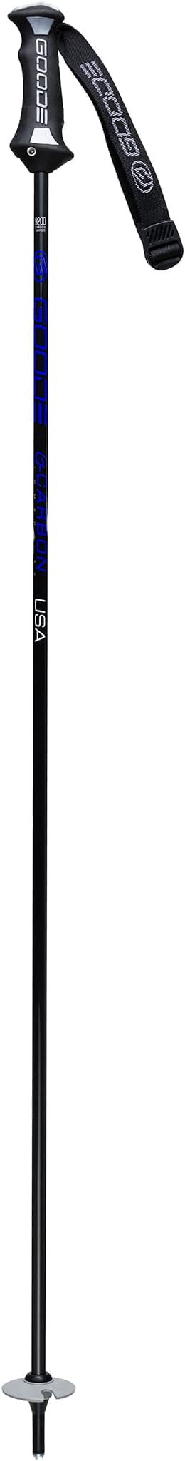 GOODE G Carbon Ski Poles – Ultra-Lightweight & Durable Carbon Fiber – Superior Balance – Shock Absorbing – High-Performance Downhill Ski Poles for Men & Women - Pair