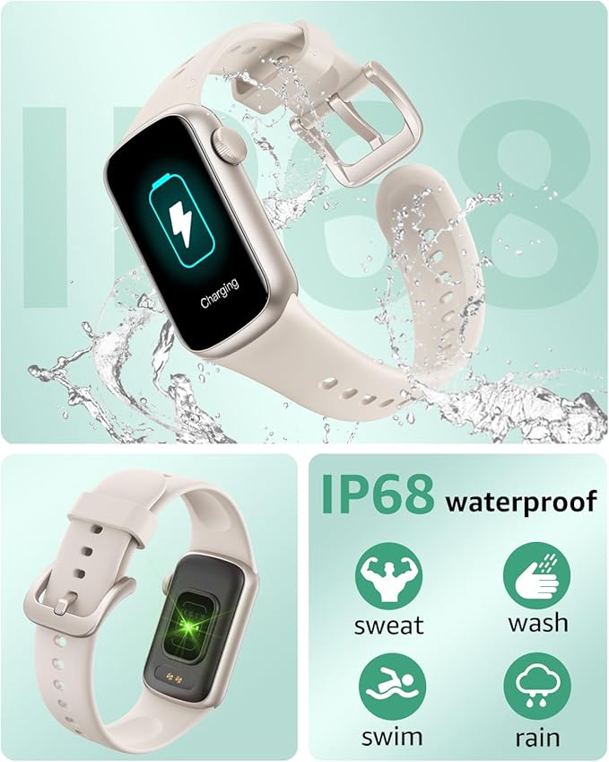 IMFRCHCS Fitness Tracker,Smart Watch with 1.47" Touch Display,137+Sport Modes Fitness Watch with Heart Rate Sleep Monitor, Step Counter,IP68 Waterproof Activity Trackers for Women Men