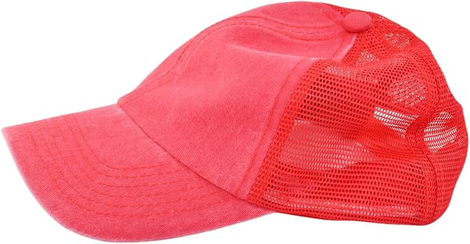 Comfy Vintage Trucker Baseball Hat- M/L/XL/XXL Women Men Unstructured Washed Dad Cap | Snapback | Soft Crown | Soft Mesh