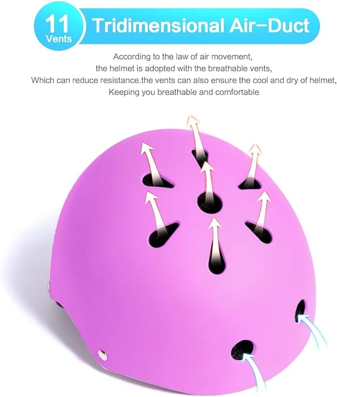 Adjustable Helmet for Ages 3-16 Kids Toddler Boys Girls Youth,Protective Gear with Elbow Knee Wrist Pads for Multi-Sports Skateboarding Bike Riding Scooter Inline skatings Longboard Roller Skate