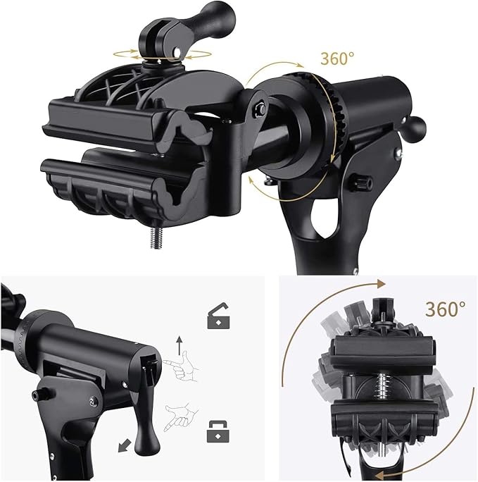 CXWXC Bike Repair Stand -Shop Home Bicycle Mechanic Maintenance Rack- Bike Workstands for Mountain Bike and Road Bike (D:Black Blue)