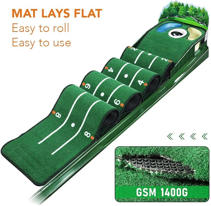 Golf Putting Mat for Various Skill Levels