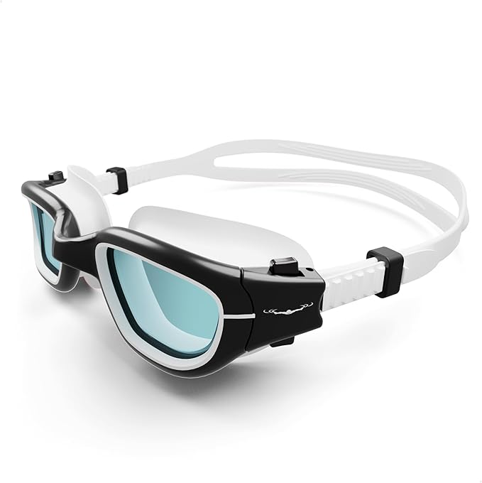 AqtivAqua Swimming Goggles for Kids, MINI-DX Wide View Swim Goggles for Kids Boys Girls, Anti Fog No Leaking