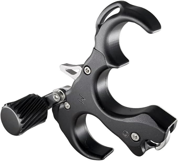 Compound Bow Aid Releaser with Wrist Straps and Adjustment Tool,Archery Release Aids with 3 Thumb Release Adjustable,Aluminum Alloy Aids.for Left and Right Handers.