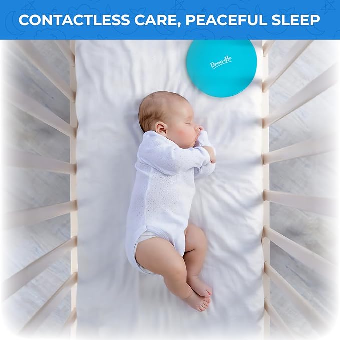 DreamBe-2 Contactless Smart Health Heart & Breathing Monitor for Toddlers & Children. Real-Time Sleep Tracker – Monitor on App Anywhere, Anytime – Touch-Screen Display WiFi - Night Vision Camera