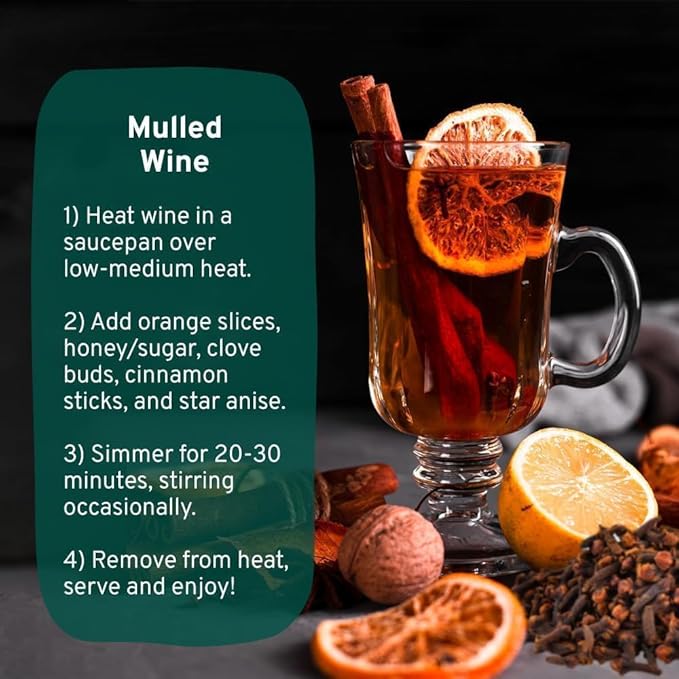 HANDPICK Organic Cloves Whole (2.3oz, 65g) Premium Cloves from South India | Packed in a Resealable Zip Lock Pouch | Perfect for Cooking, Smoothies, Pomander Balls & Tea