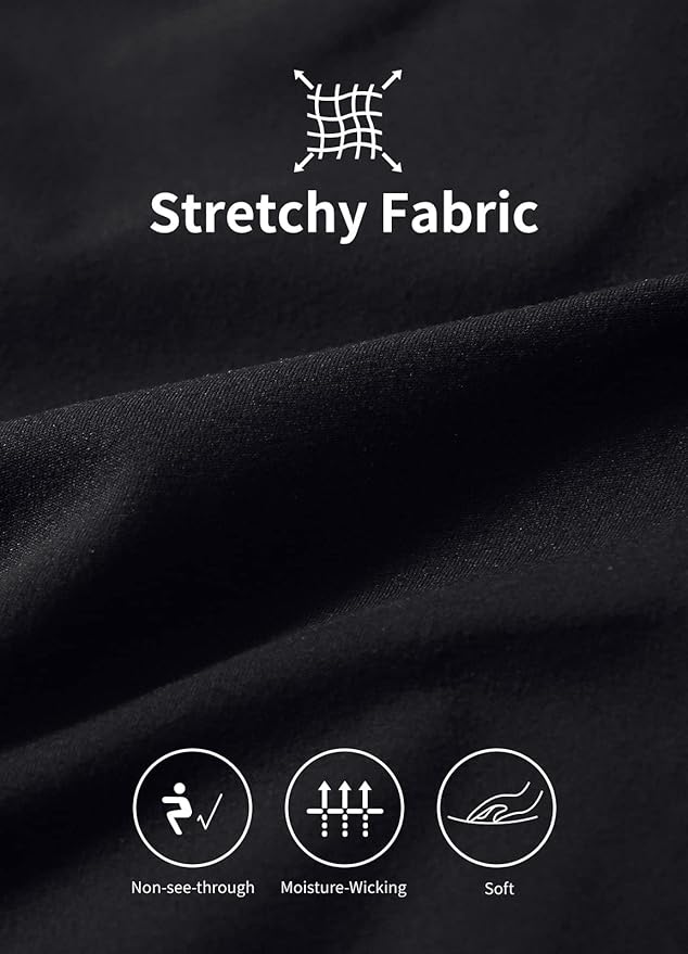 baleaf Women's 8"/ 5"/ 3" Biker Shorts High Waist Yoga Workout Gym Running Volleyball Spandex Shorts with Pockets