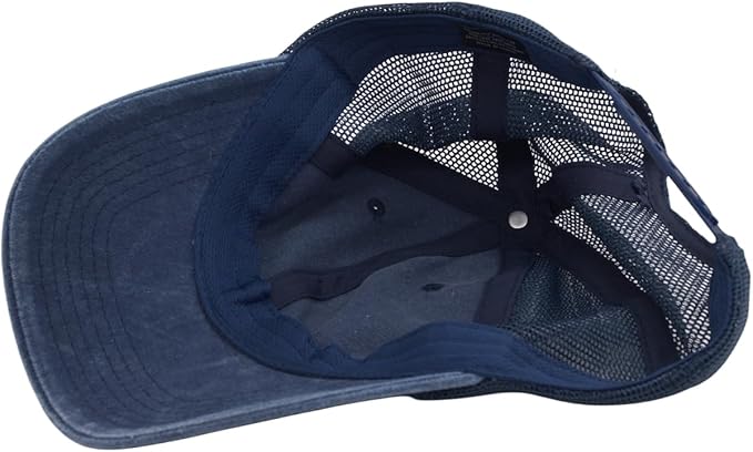 Comfy Vintage Trucker Baseball Hat- M/L/XL/XXL Women Men Unstructured Washed Dad Cap | Snapback | Soft Crown | Soft Mesh