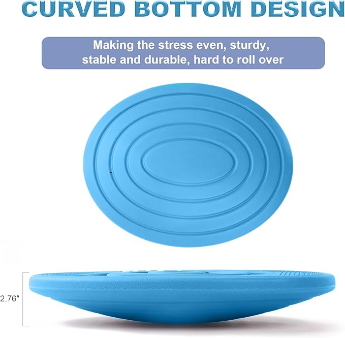 Balance Board for Kids with Maze - Plastic Wobble Board for Skiing Surfing Snowboard Training, Non-Slip Sensory Rocker Board for Toddlers 3-12, Core Strength Physical Therapy Equipment & Skateboard Balance Trainer