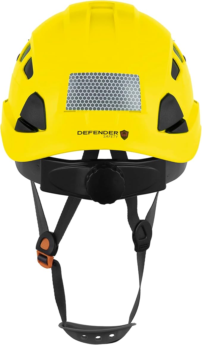 Defender Safety H1 Safety Helmet Hard Hat with Visor ANSI Z89.1