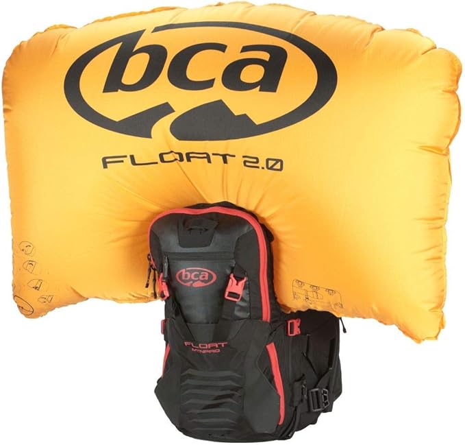 BCA Avalanche Airbag Float MtnPro Vest 2.0 (Black/Red, Small)