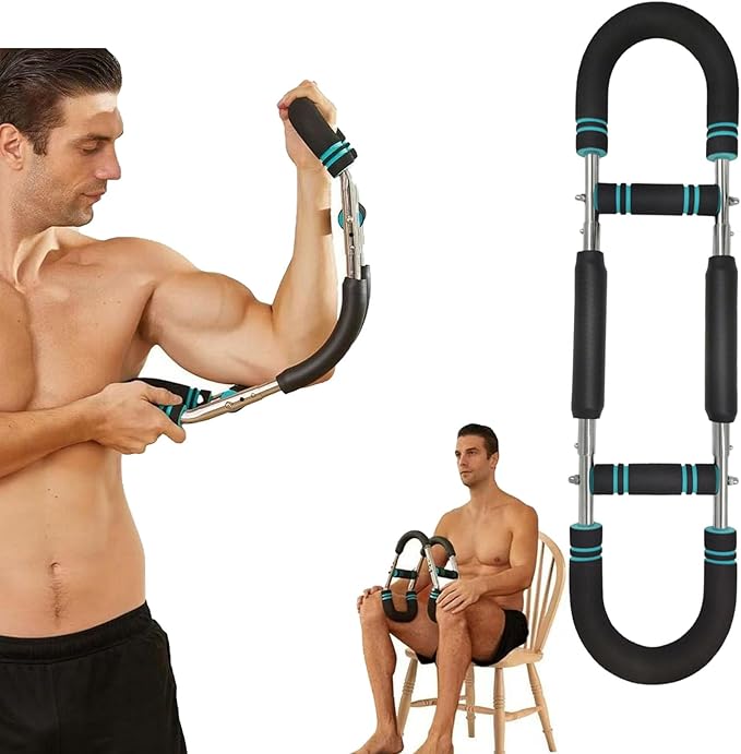 Adjustable Resistance Twist Arm Trainer, Men's Chest, Shoulder, and Arm Exercise Equipment, Portable and Detachable Upper Limb Fitness Equipment Trainer