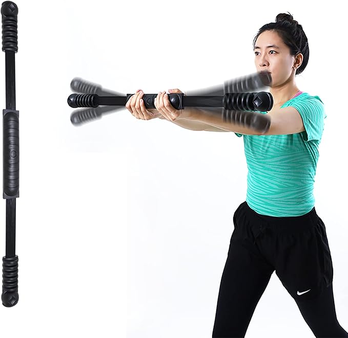 Elastic Fitness Stick Elastic Bar Body Exercise Bar Muscle Training for Exercise Tremor Stick Shoulder Rehabilitation Physical Therapy, Aerobics,Body Shaping Home Gym Yoga, Pilates