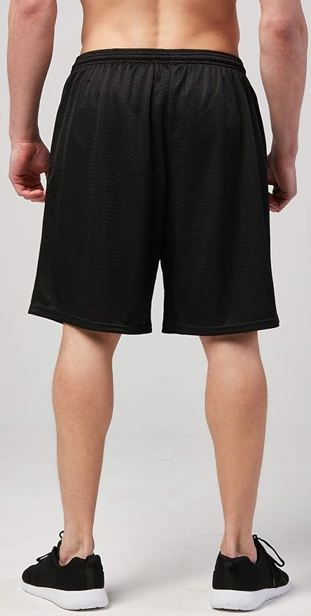 DEVOPS Men's 2-Pack Loose-Fit 10" Workout Gym Shorts with Pockets