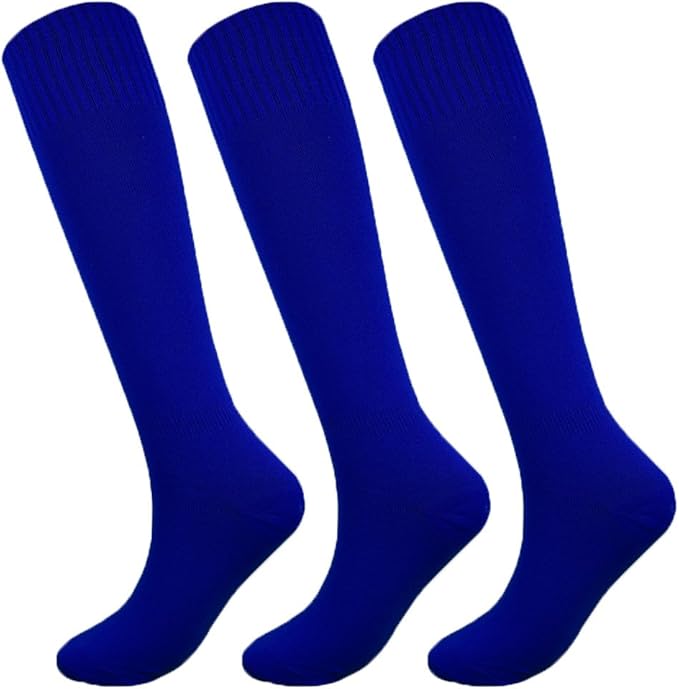 Fitliva Knee High Long Sports Socks Unisex Multicolor 3/6/12 Pairs