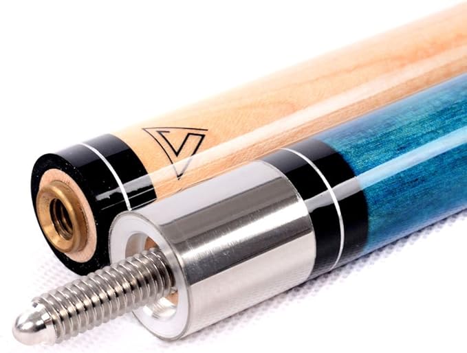 CUESOUL 58 Inch 19oz/20oz Maple Billiard Stick Pool Cue Set 11.5mm/13mm Tip[Weight Adjustable]