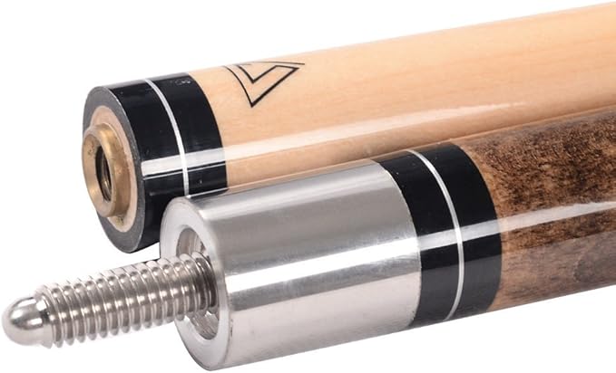 CUESOUL 58 Inch 19oz/20oz Maple Billiard Stick Pool Cue Set 11.5mm/13mm Tip[Weight Adjustable]