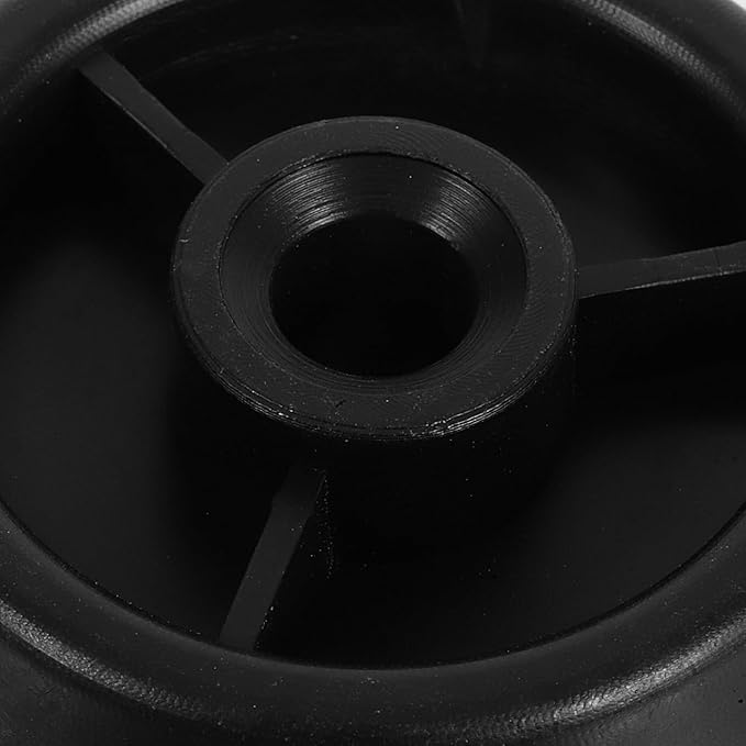 DECHOUS Heavy Duty Plastic Roller Wheel Replacement for Fitness Equipment Smooth Workout Plastic Casters for Treadmill Exercise Bike Home Gym