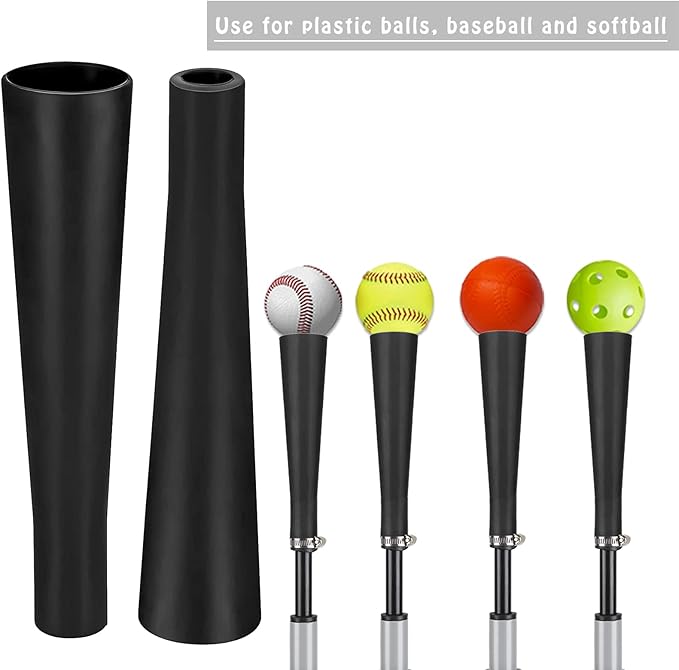 Baseball & Softball Batting Tee,Portable Hitting Tee,with Heavy Duty Base,Flexible Rubber Top,Adjustable Height