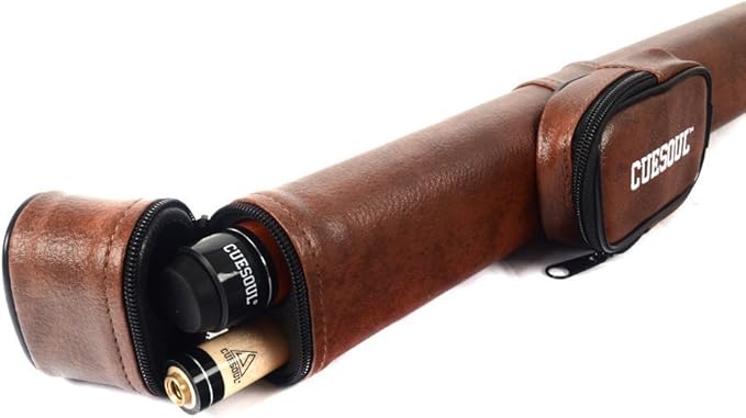 CUESOUL 58 Inch 19oz/20oz Maple Billiard Stick Pool Cue Set 11.5mm/13mm Tip[Weight Adjustable]