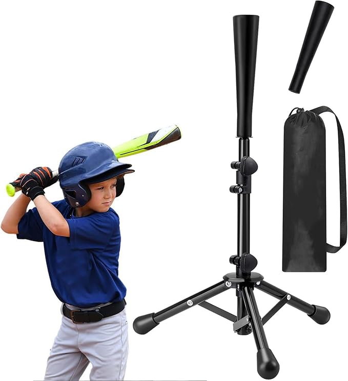 Baseball Tee for Kids,Batting Tee,Softball Tee,tee Stand, Youth Hitting Tee,Teeball Tee,Travel Tee,Easy Adjustable Height 20.5-30.2inch