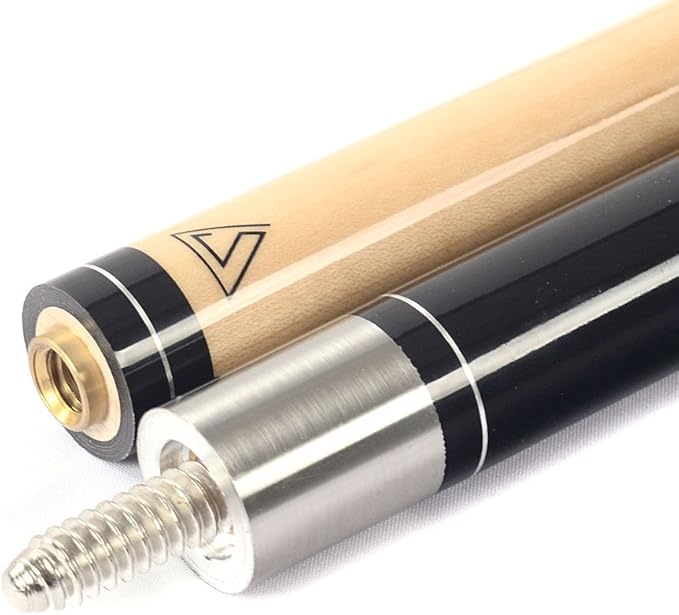 CUESOUL House Bar Pool Cue Sticks,Two Cue Sticks + 2x2 Pool Cue Case Hard