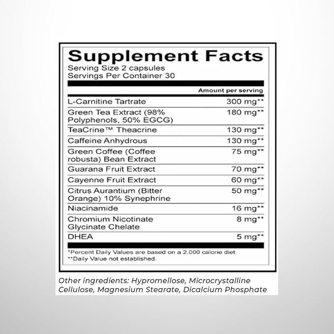 COR BOLIC Metabolism & Energy Support Supplement | 0 Carbs or Sugar | 30 Servings (60 Capsules)